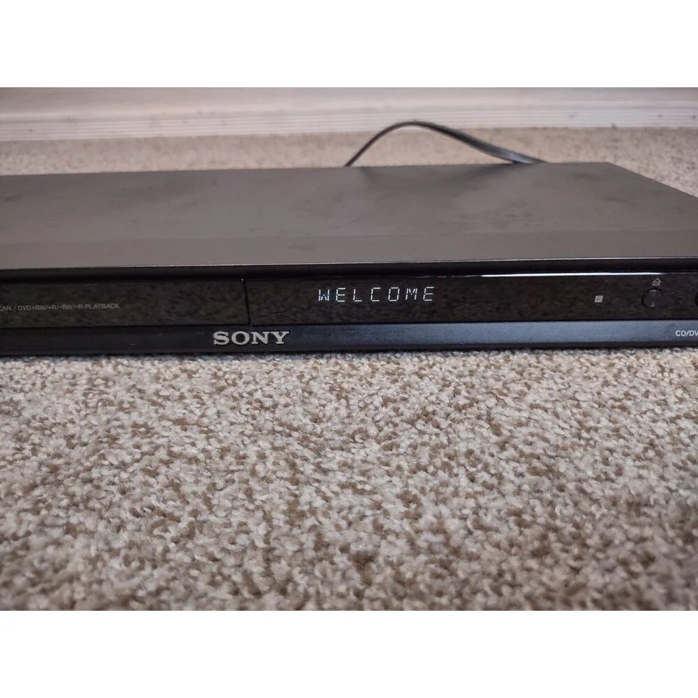 Sony DVP-NS57P CD/DVD Player Black w/ Power Cord No Remote TESTED